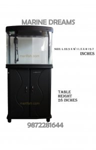 MINJIANG MJ 580 BLACK 2 FEET AQUARIUM TANK